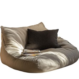 Natural Texture Bean Bag Chair Home Leisure